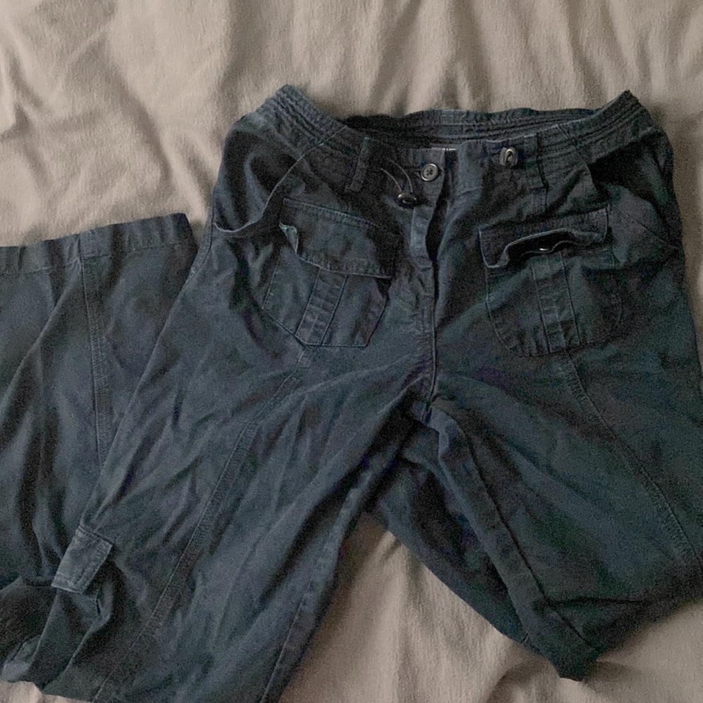 Brandy Melville navy Kim cargo pants